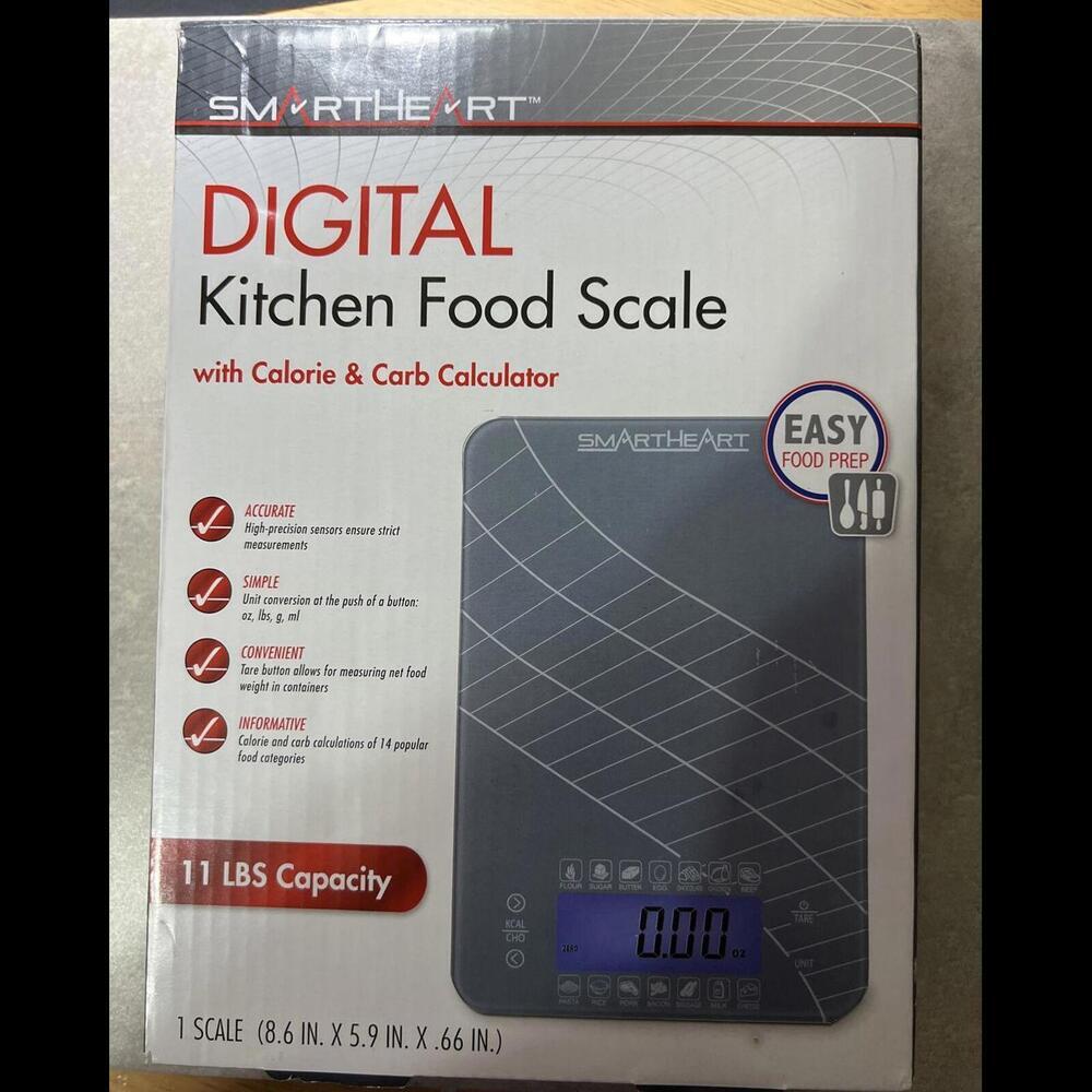 SmartHeart Digital Kitchen Food Scale New In Box